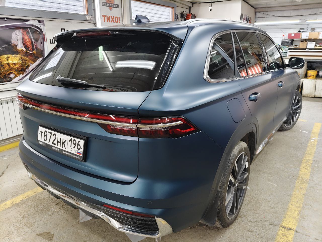 Geely Monjaro в сатине: когда эстетика встречается с идеальной защитой ✨