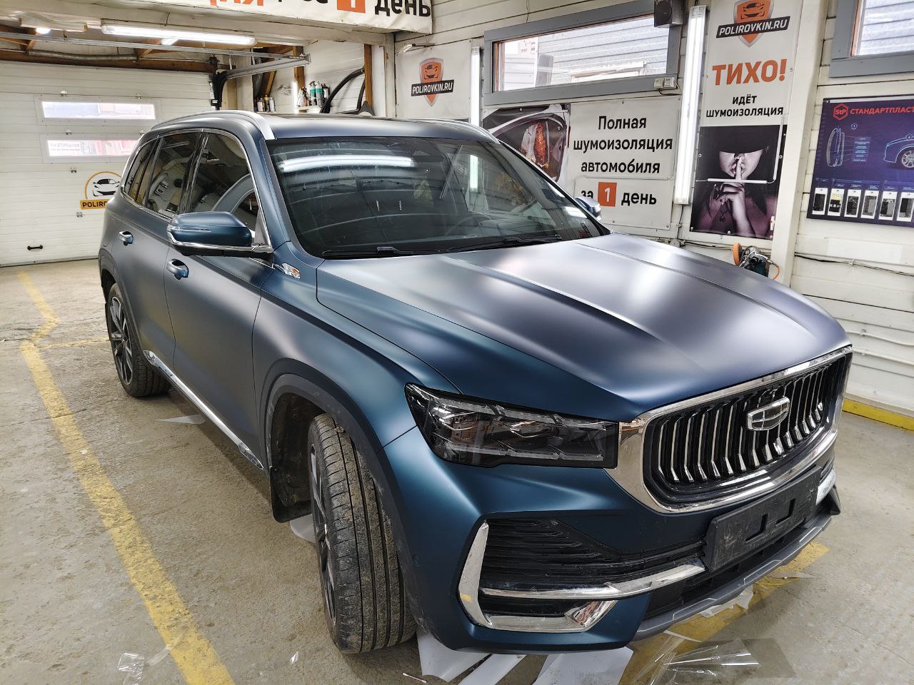 Geely Monjaro в сатине: когда эстетика встречается с идеальной защитой ✨